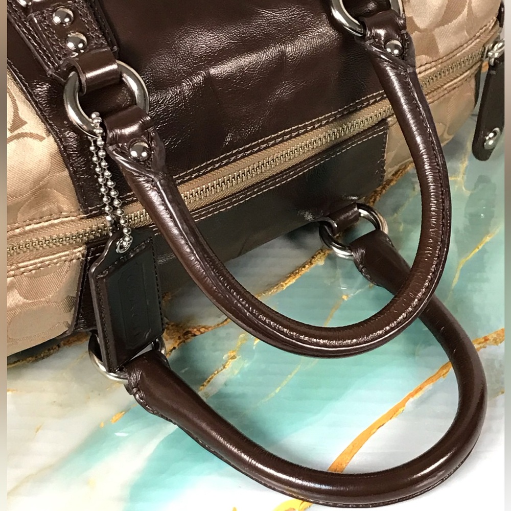 COACH 2010 Ashley Signature Sateen Satchel Bag 😍🔥 - Picture 10 of 17
